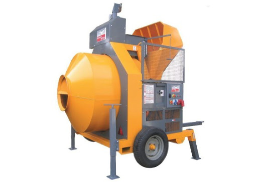 Bétonniere à chargeur 800 litres avec pelle