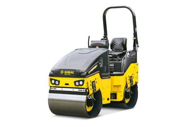 image de rouleau-compacteur de 2,5 tonnes Bomag en location chez Wootmat